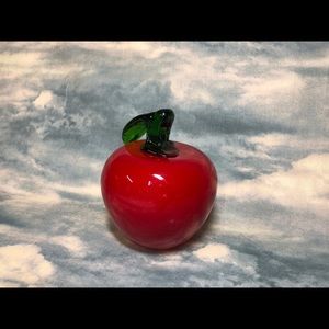 Red Glass Apple.